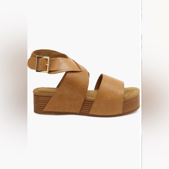 Kelsi Dagger Brooklyn Leather Platform Sandals - Picture 1 of 7
